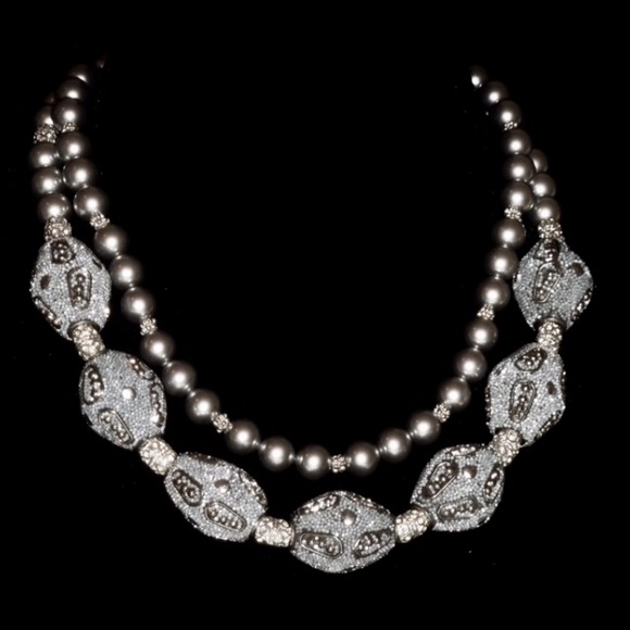 fou-fou fazoo Jewelry - Swarovski Pearl Necklace